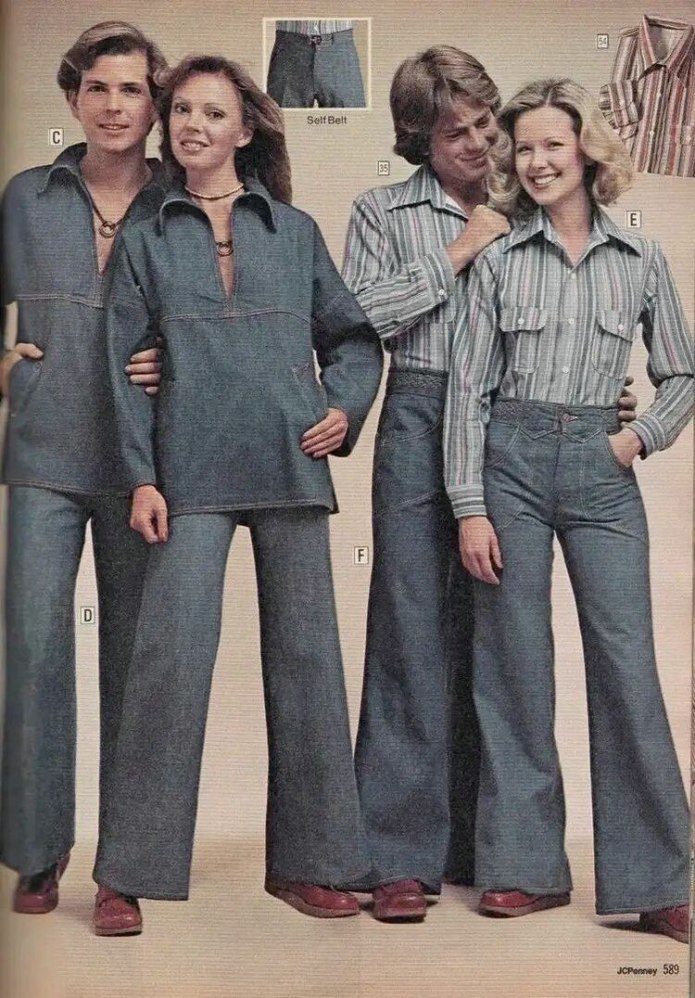Мода 70х 80х 90х