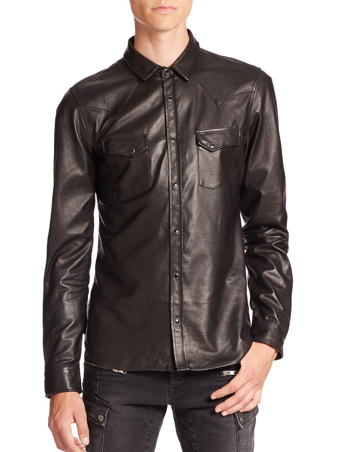 Satin Blouse Леатхер