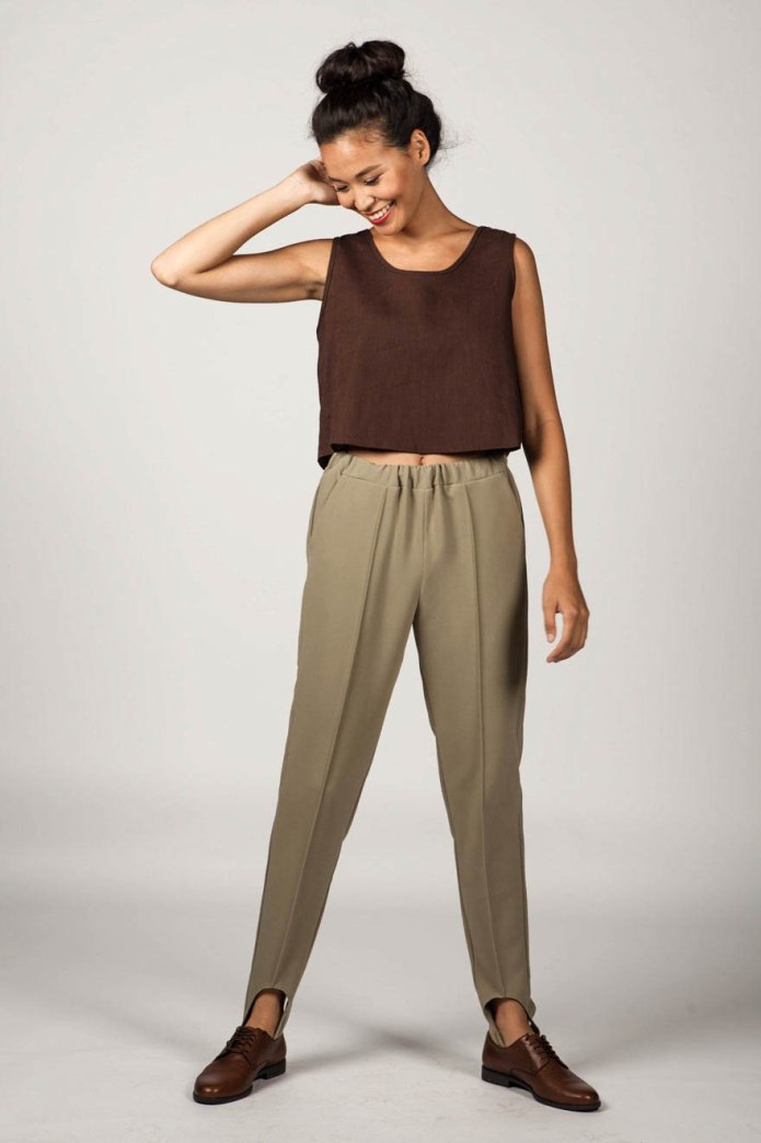 Брюки с штрипками Zara