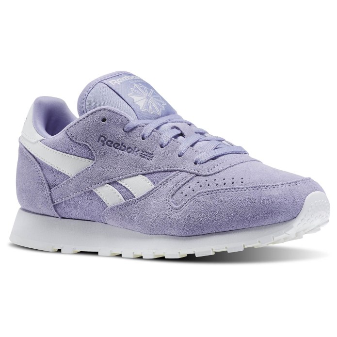 Reebok Classic Purple Leather