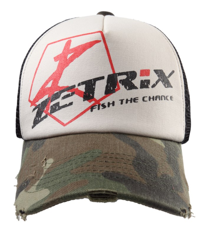 Zetrix cap ZC-1601 Camo beak, Black Mesh