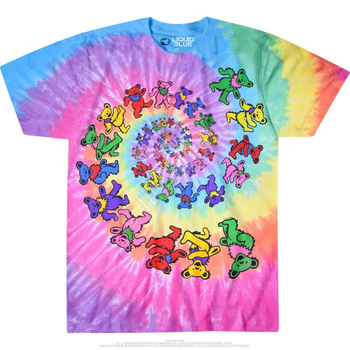 Tie-Dye Кристал кислотная футболка