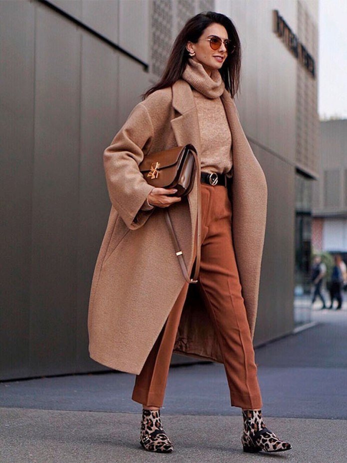 Пальто Celine кэмел