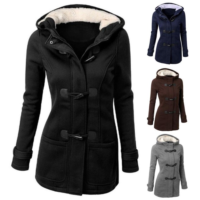 Куртка зимняя oupaizhijia women s Fashion черная с капюшоном