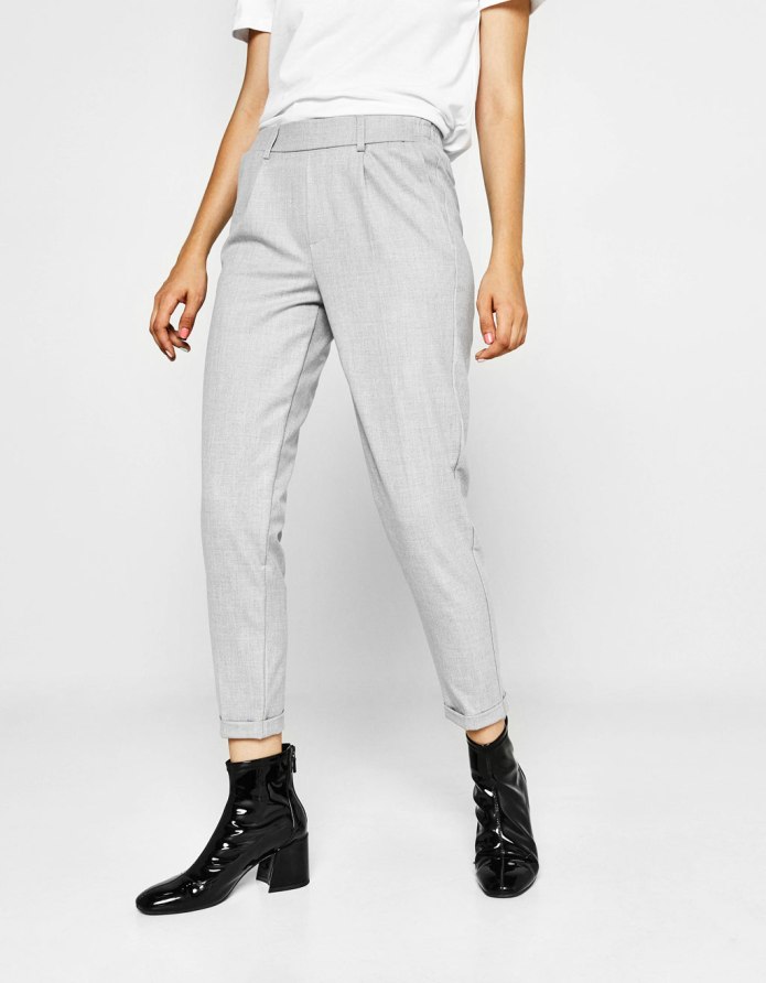 Брюки джоггеры Bershka женские хаки