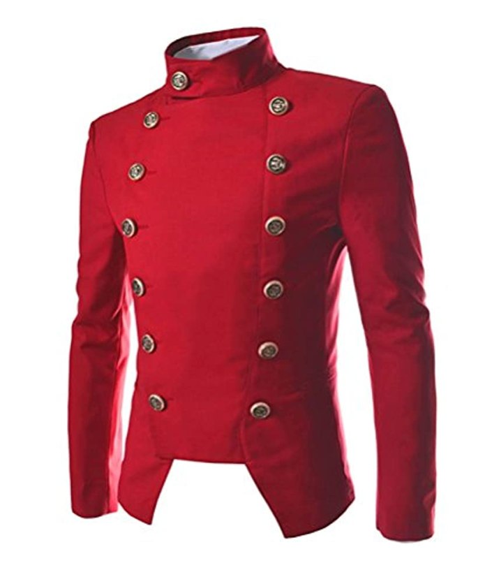 Мужской пиджак Military Fashion Red Colour