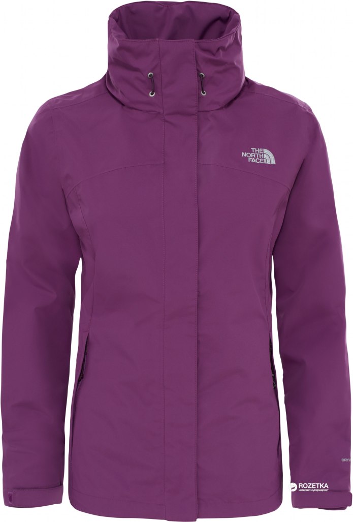 Куртка the North face женская фиолетовая