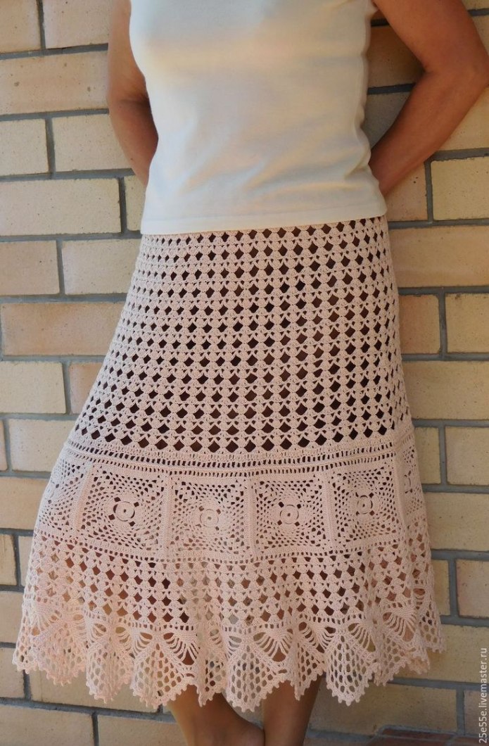 Ажурная юбка