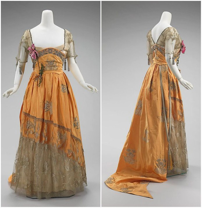 Платья стиля Модерн бальные с 1900
