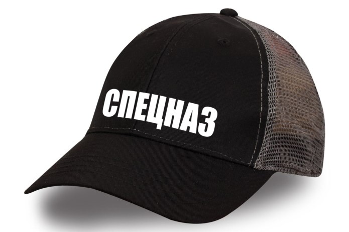 СОБР черная в кепках