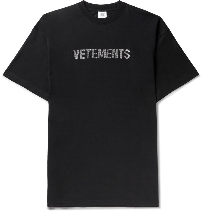 Vetements хлопковая футболка