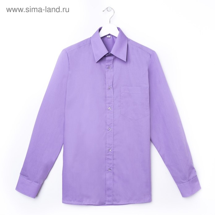 Фиолетовая рубашка для мальчика