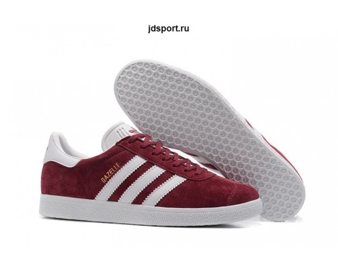 Adidas Gazelle бордовые