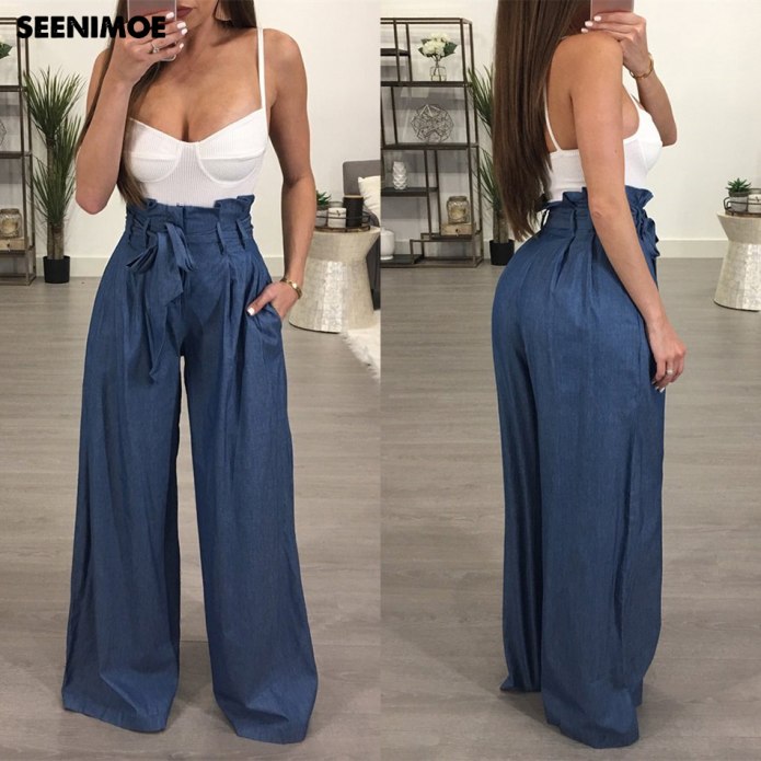 Брюки палаццо Lime