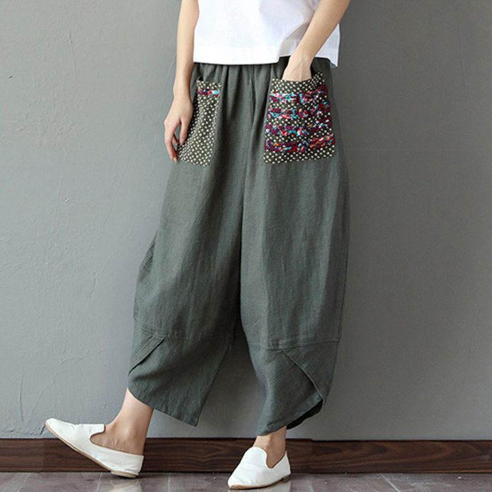 Baggy Loose Cotton Harem Pants