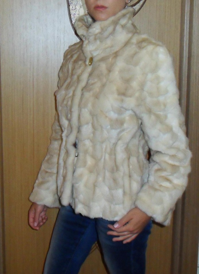 Куртка из норковых кусочков