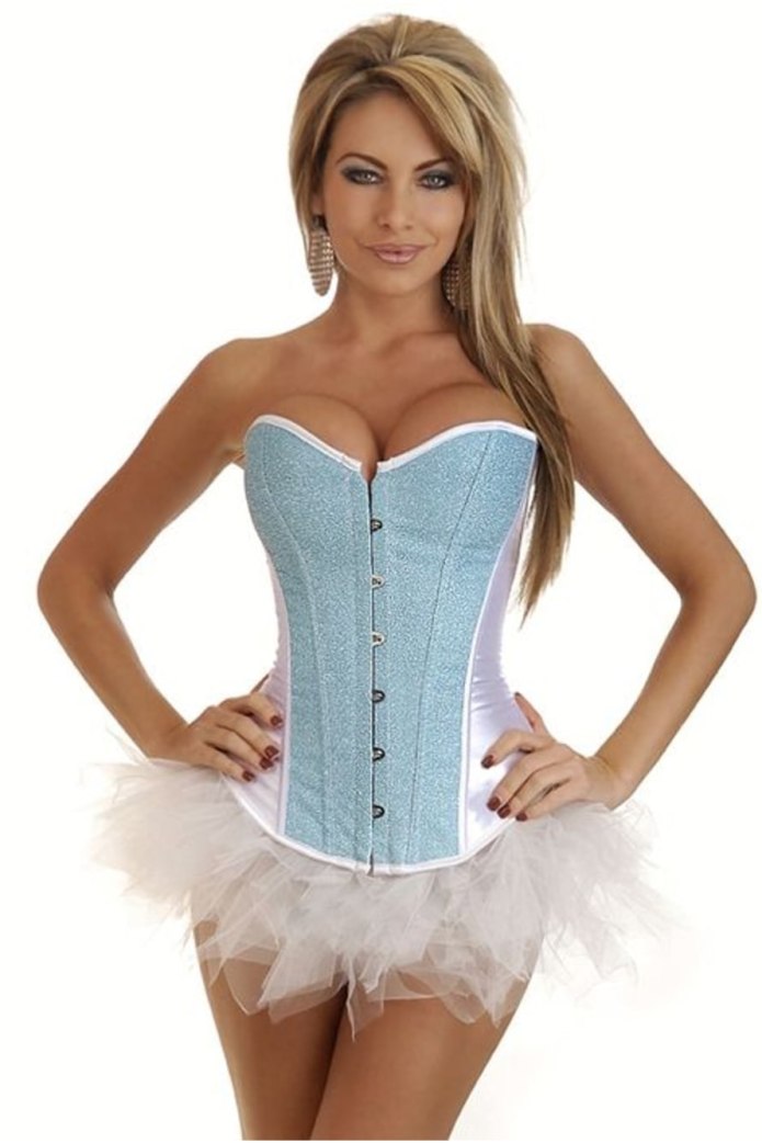 Корсаж Kitty Corset (синий l-XL)