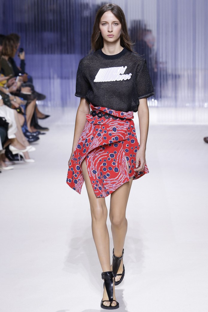 Carven юбка подиум