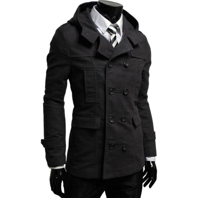 Trench Coat мужской черный
