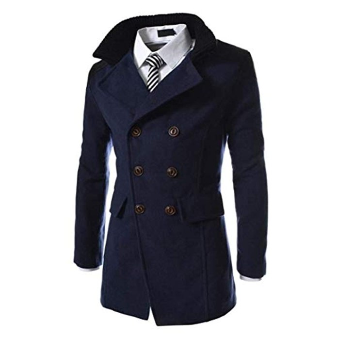 Мужское пальто woolen Coat