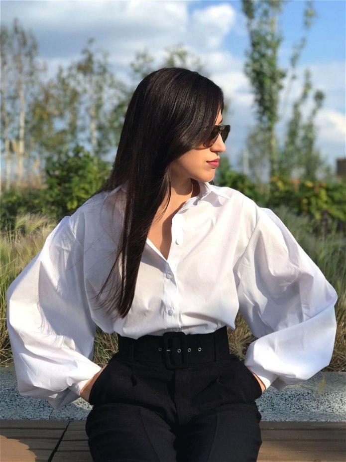 Брюки с блузкой