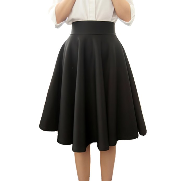 Черная мини юбка