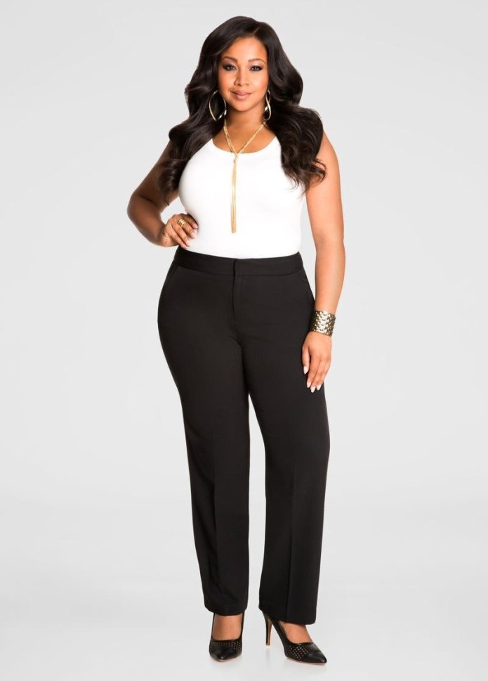 Брюки женские для полных