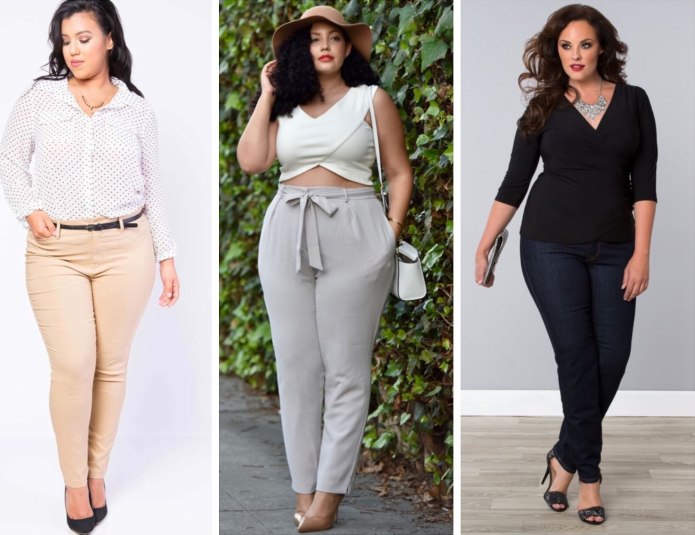 Брюки для грушевидной фигуры