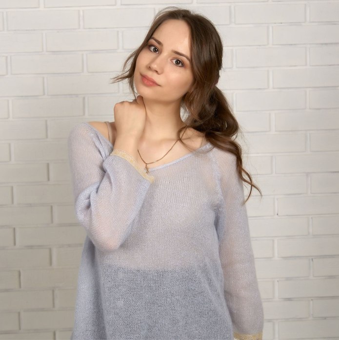 Джемпер Чайка из КИД мохера