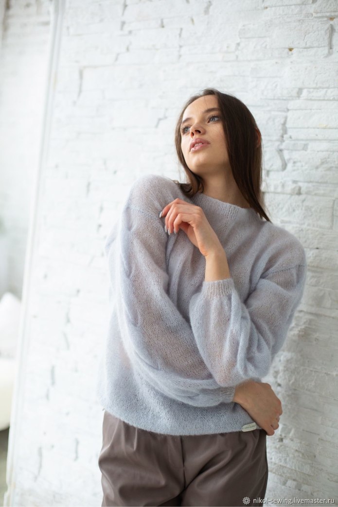 Свитер из мохера
