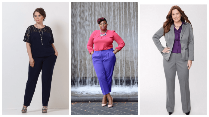 Штаны скрывающие полноту