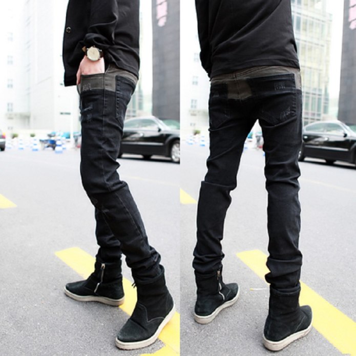 Штаны заправленные в носки