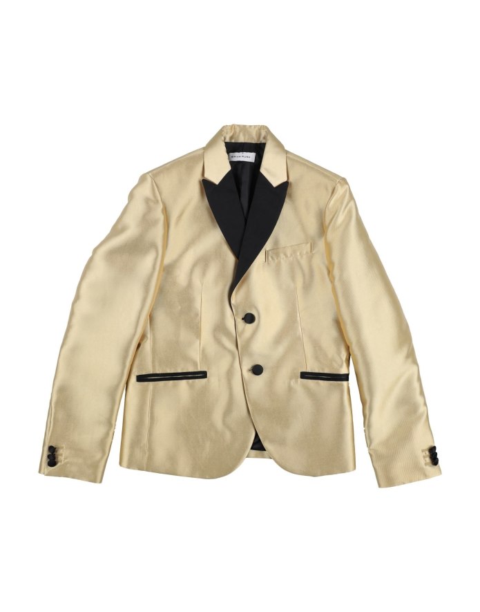 Пиджак мужской с золотыми узорами