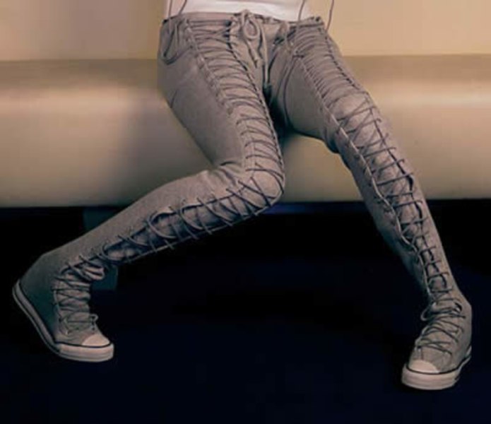 Ботинки переходящие в штаны