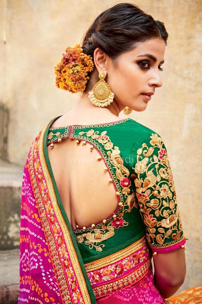 Saree Neck Designs