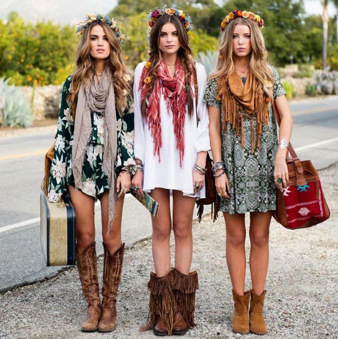 Стиль Boho & Hippie