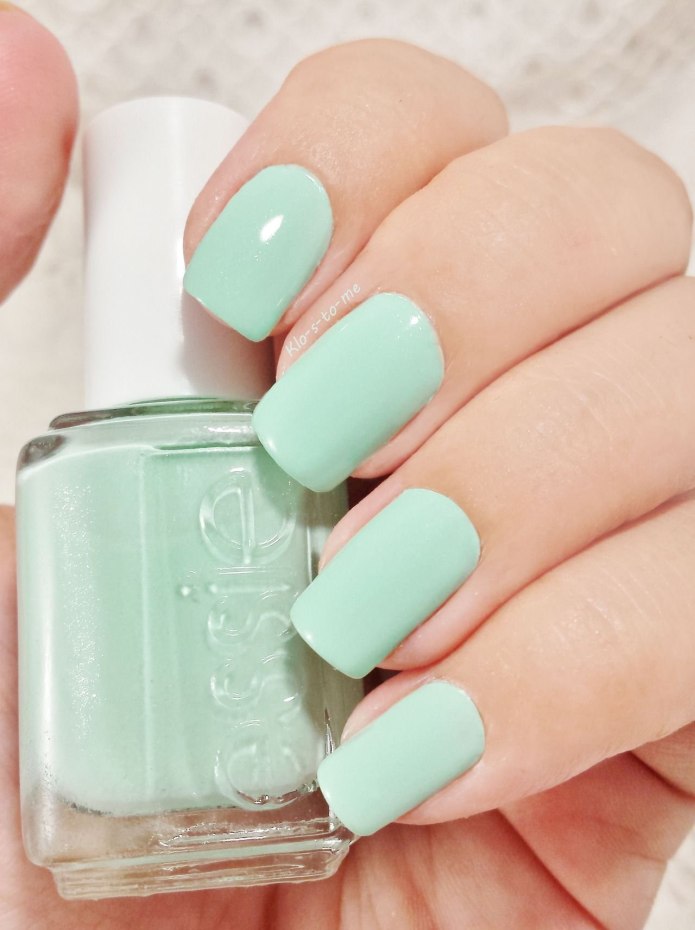 Essie мятные оттенки