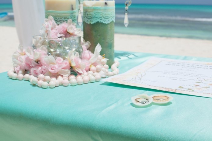 Свадьба в мятном цвете стильно