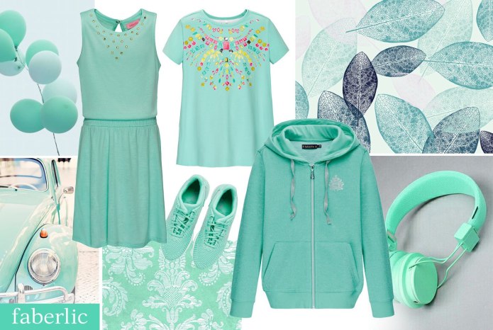 Вещи мятного цвета