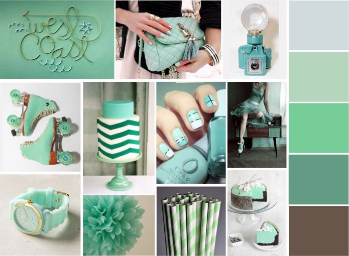 Мятно салатовый цвет