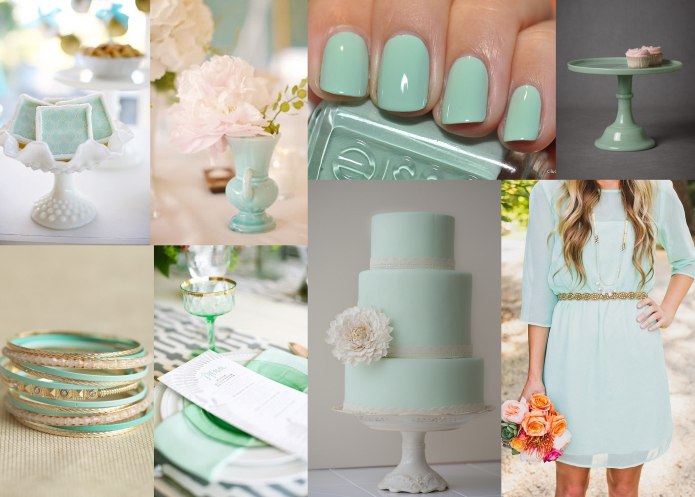 Мятно зеленый цвет