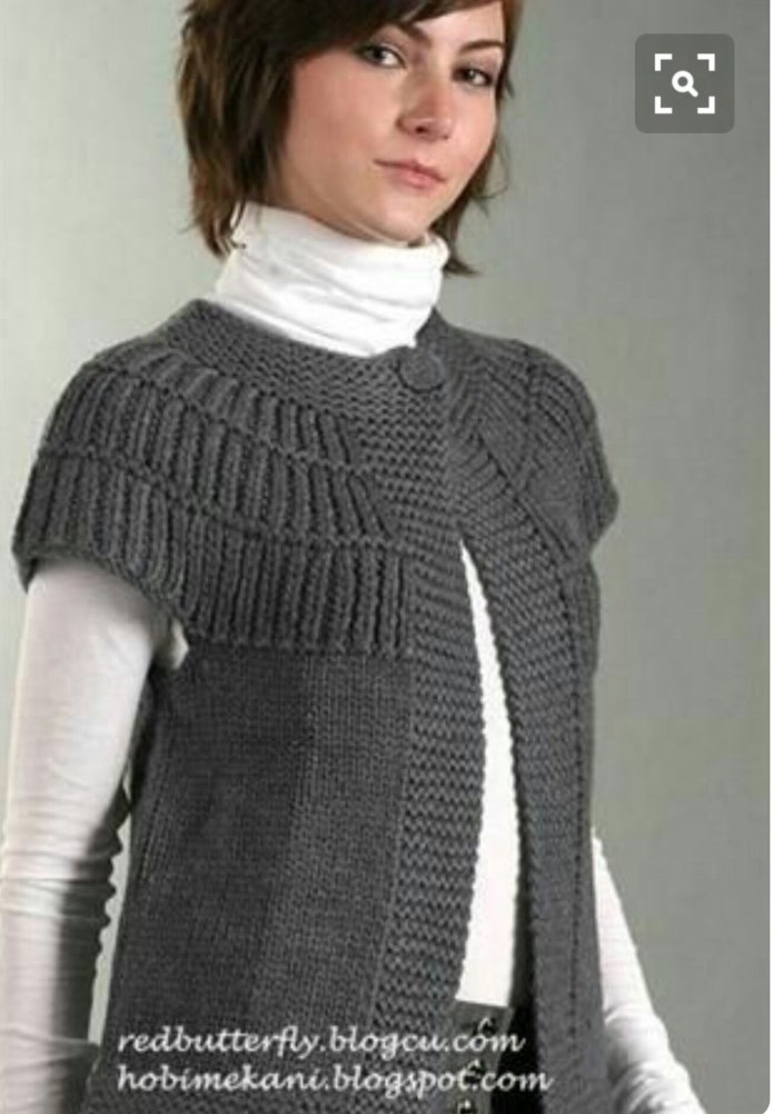 Вязаная безрукавка Кэтрин Чендлер