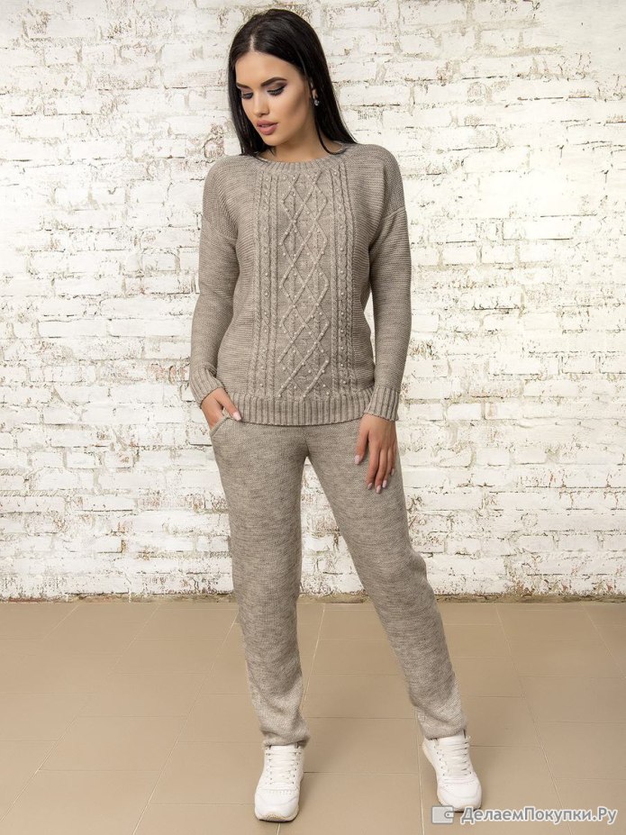Вязаные костюмы для женщин