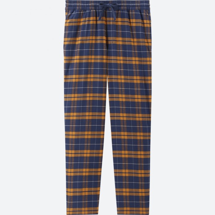 Юникло фланелевые мужские штаны