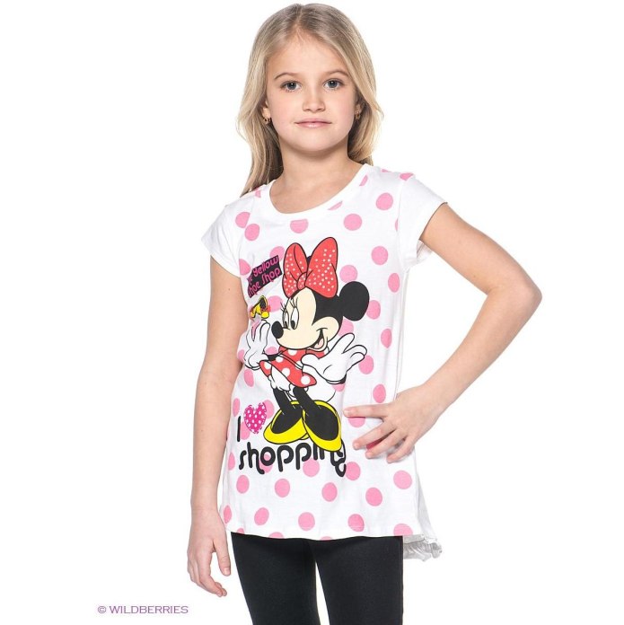 Логотип Дисней на футболке