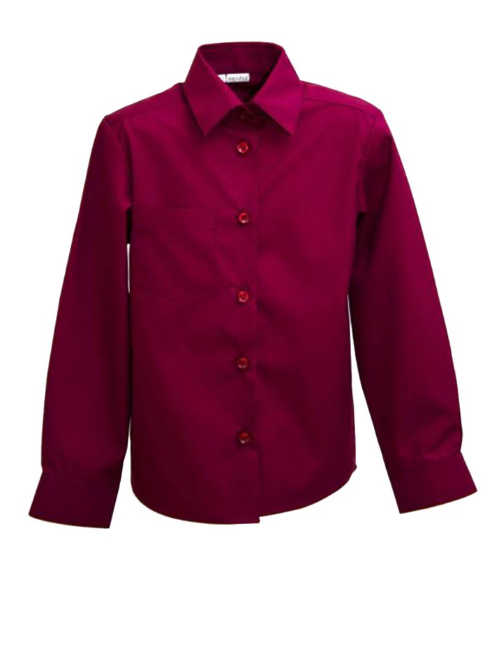 Бордовая рубашка для мальчика