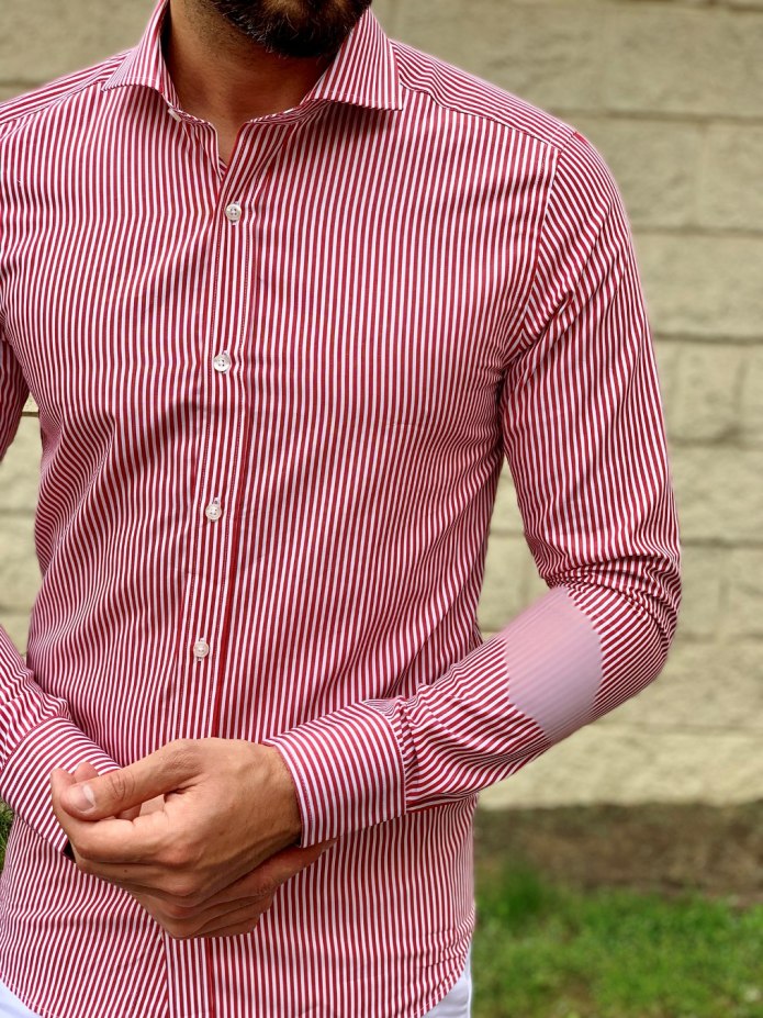 Рубашка в полоску мужская