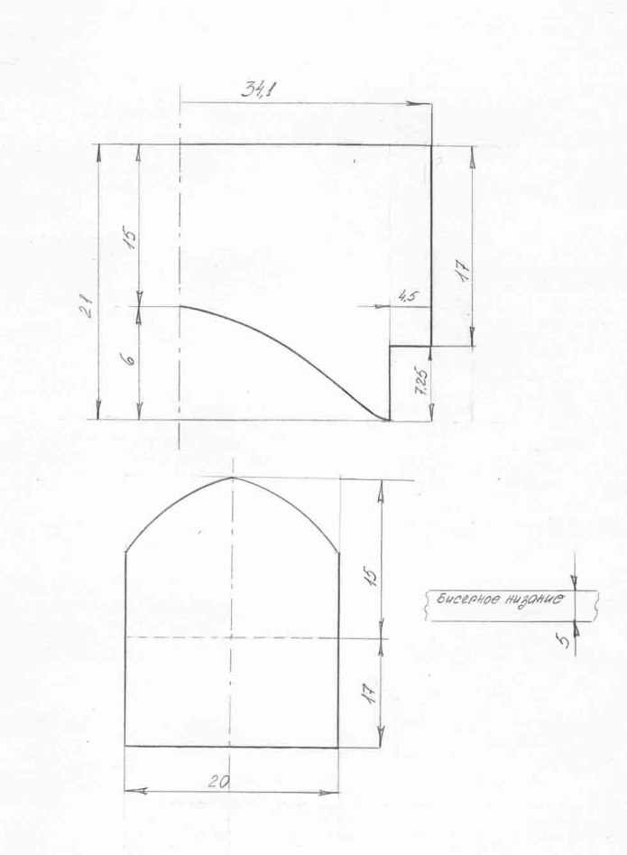 Повойник головной убор своими руками выкройка
