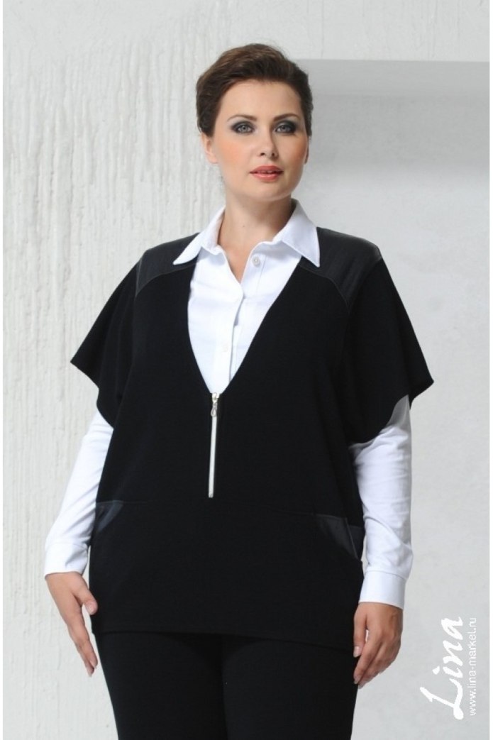 Жилет вязаный женский