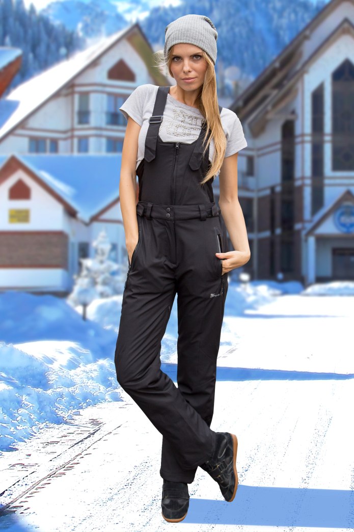 Штаны комбинезон женские зимние